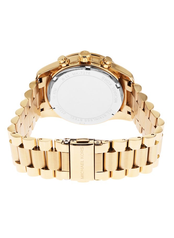 MK Michael Kors Lexington Pave Chronograph Quartz Brown Dial Ladies Watch-MK7276  - Image 3