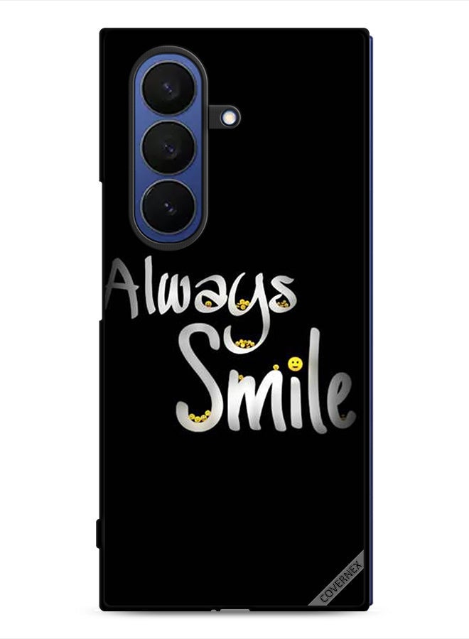 Covernex Samsung Galaxy Z Fold7 Protective Case Cover Always Smile - Image 1