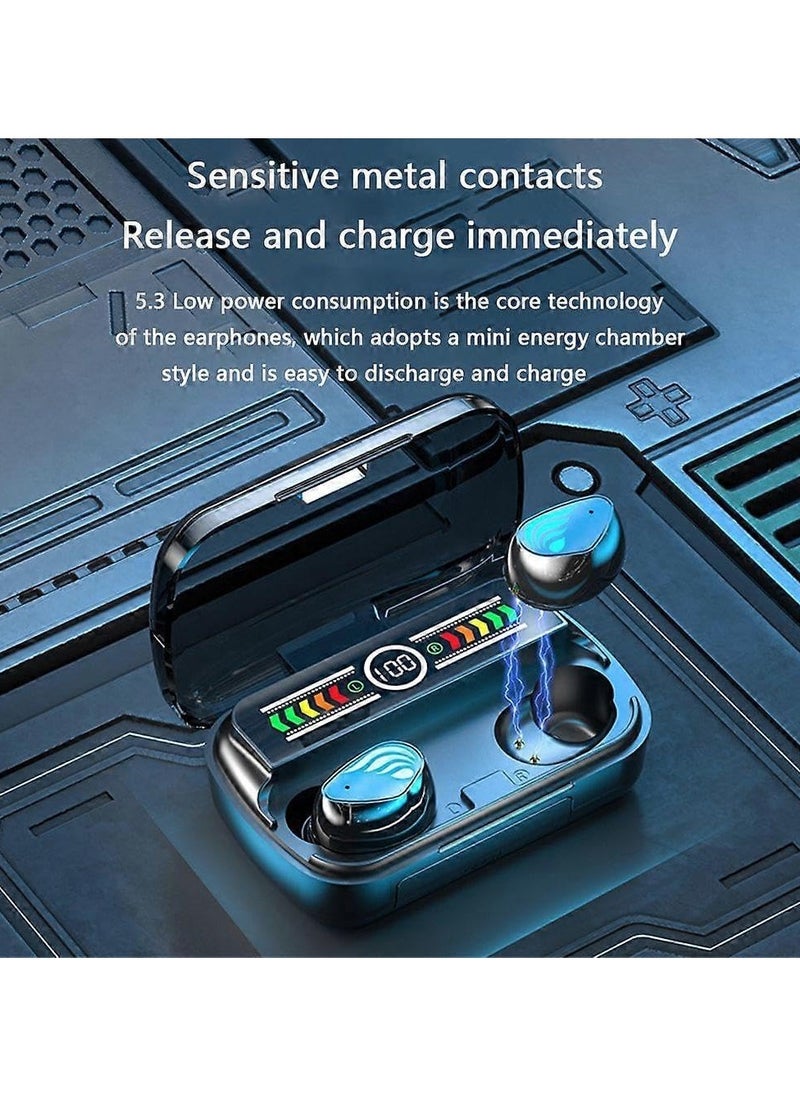 REBENUO True Wireless Bluetooth Earphones Tws Hands-Free Audifonos Auriculares M27 Tws Gaming Studio PRO Waterproof Earbuds.  - Image 5