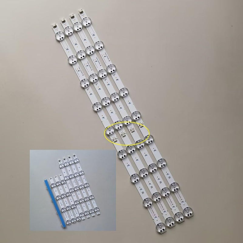LED Strip Light 4 Pcs For 1 Tv Compatible With Multiple 65 Inch TV Models - Image 2