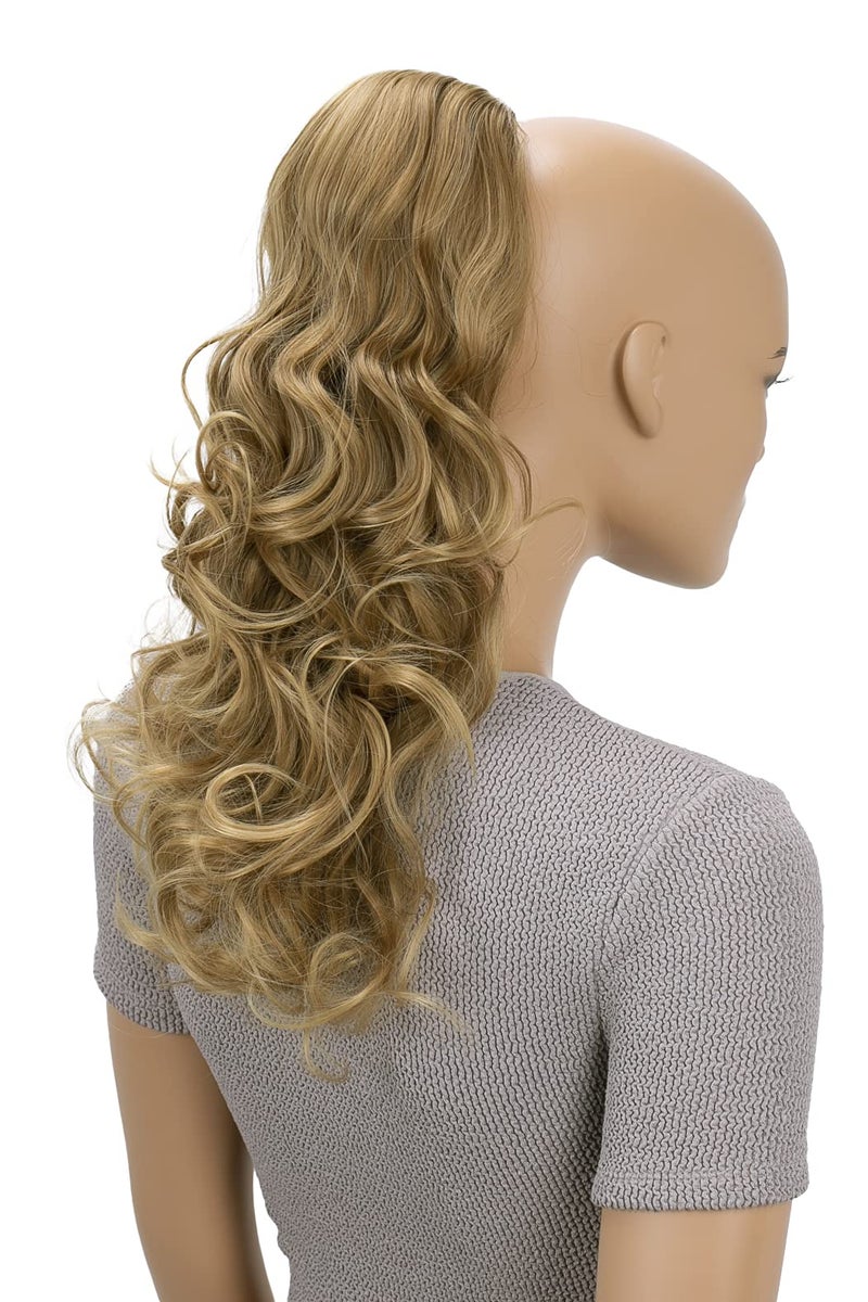 CAISHA 18 Hairpiece Ponytail Extensions Voluminous Wavy Light Brown Mix PH27