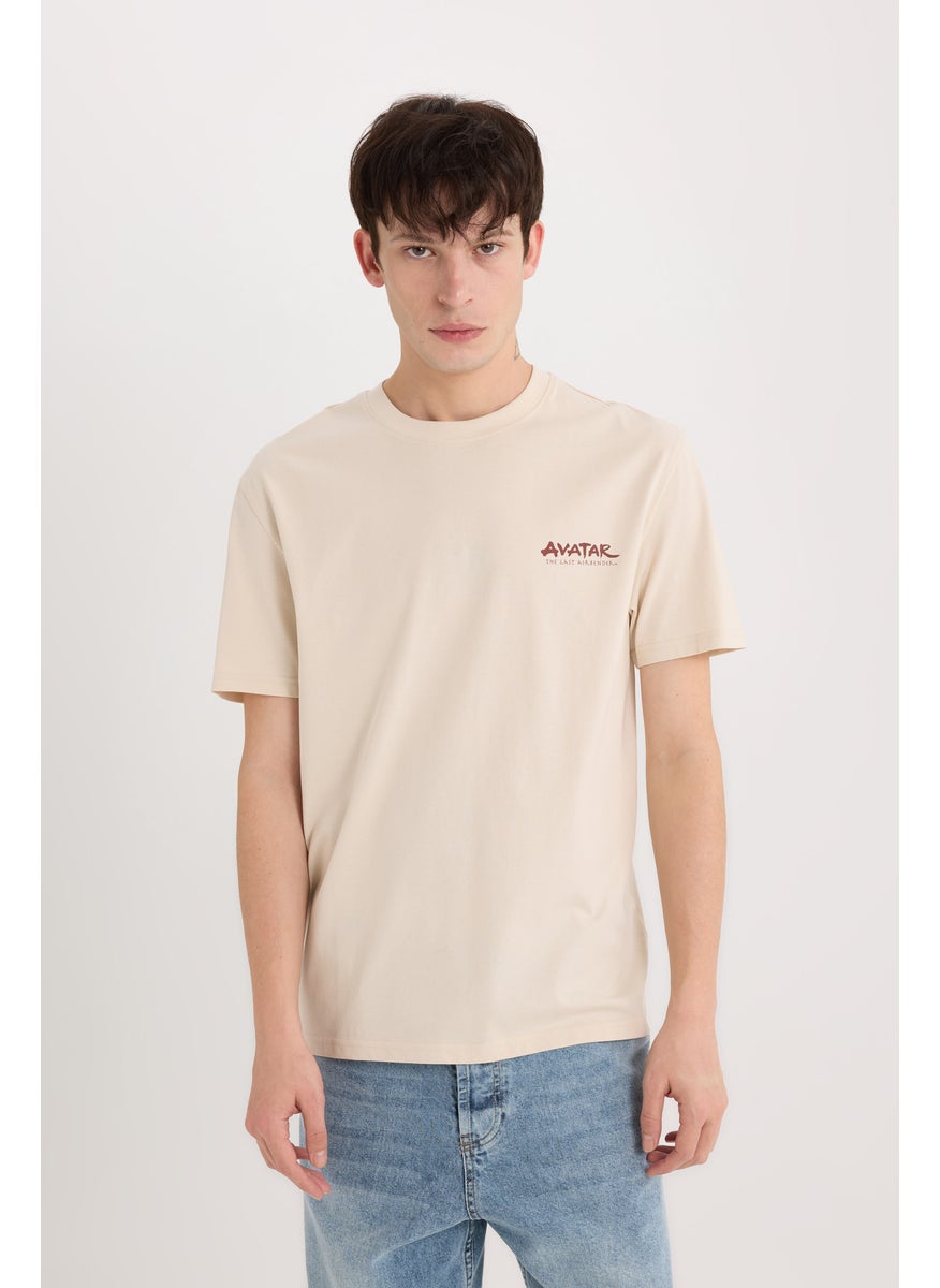 Man Man Avatar the Last Airbender Regular Fit Printed T-Shirt