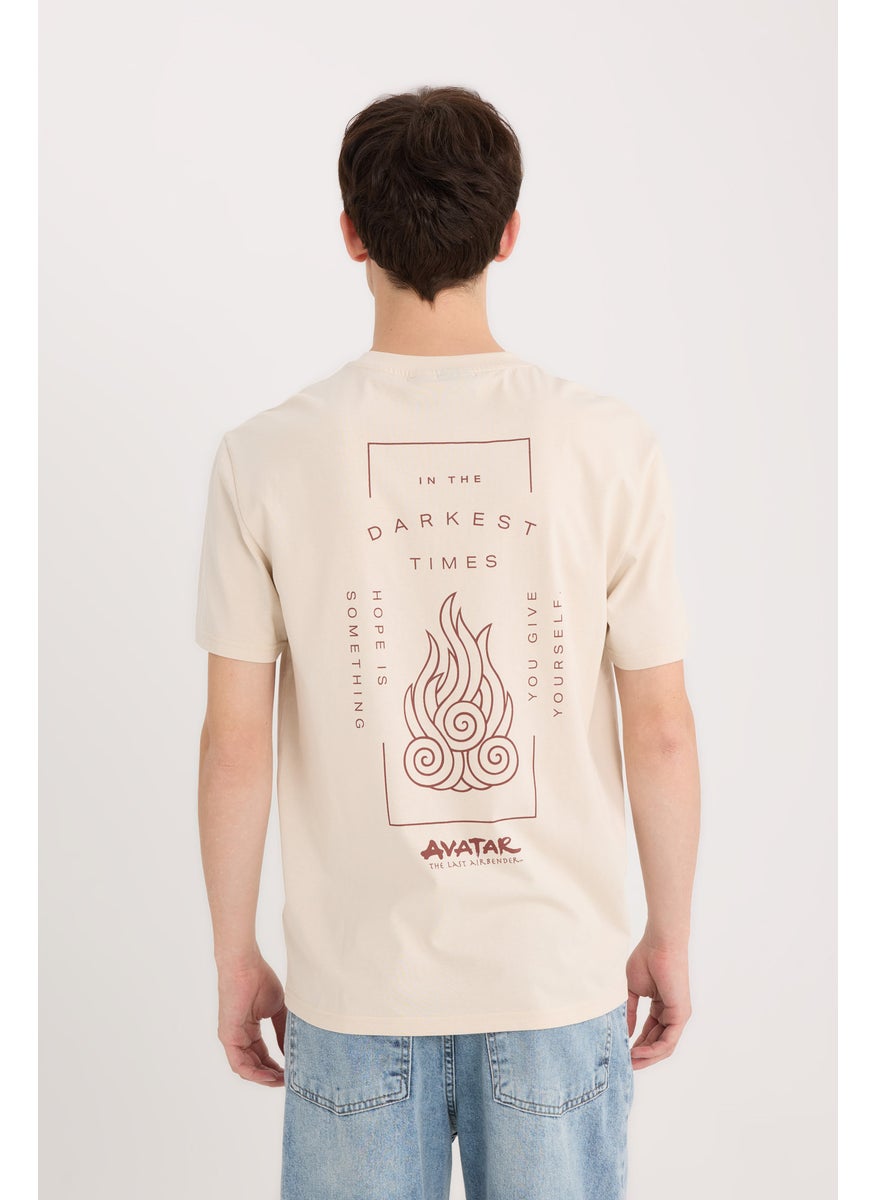 Man Man Avatar the Last Airbender Regular Fit Printed T-Shirt