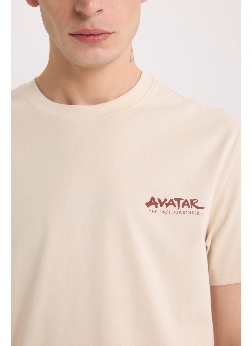 Man Man Avatar the Last Airbender Regular Fit Printed T-Shirt