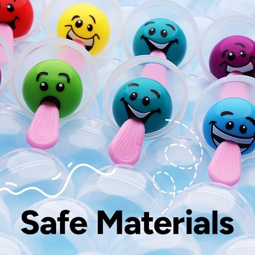 Entervending Vending Machine Capsules - 3" Empty Plastic Capsules - 14 Pcs Toy Capsule - Translucent Round Large Easter Eggs - Bath Bombs Molds - Party Favors Pinata Stuffers DIY Craft Supplies - Image 4