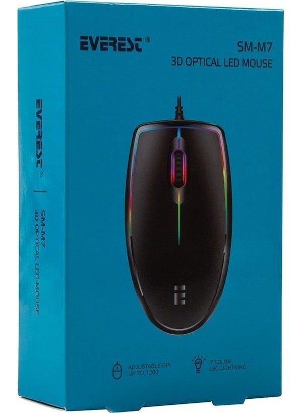 Everest Sm-M7 3D Optical LED Mouse  - Image 4