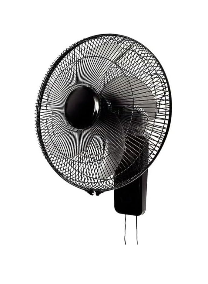 Denx 16 Inch Wall Fan High Performance Fan With 3 Speed ​​Controls, 5 Leaf Blades And 2 Pull Cord Adjustable Tilt Angle And Efficient Cooling - Image 1