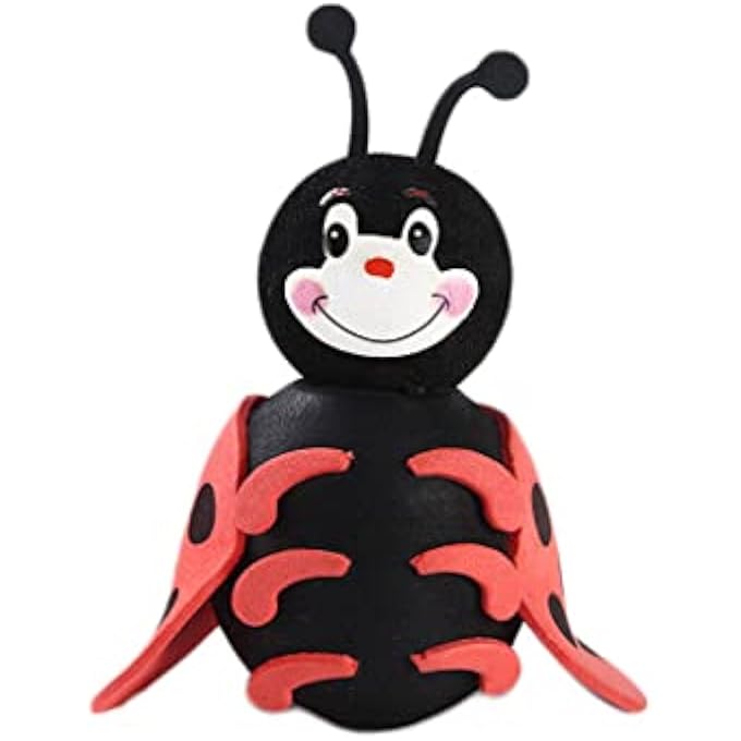 rayihni Car Antenna Topper Ball, Ladybug Aerial Topper Antenna Ball Truck Suv Pen Decoration - Image 1