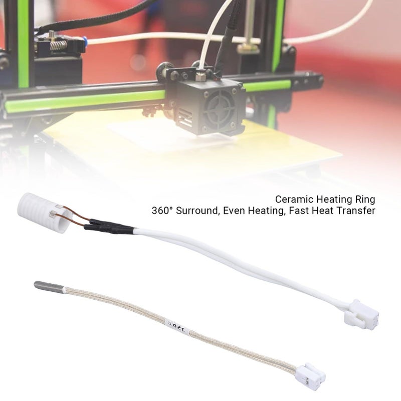 سيراميك سخان ومستشعر الحرارة 100W حلقة تسخين لطابعة ثلاثية الأبعاد PLA ABS PETG TPU - Image 5