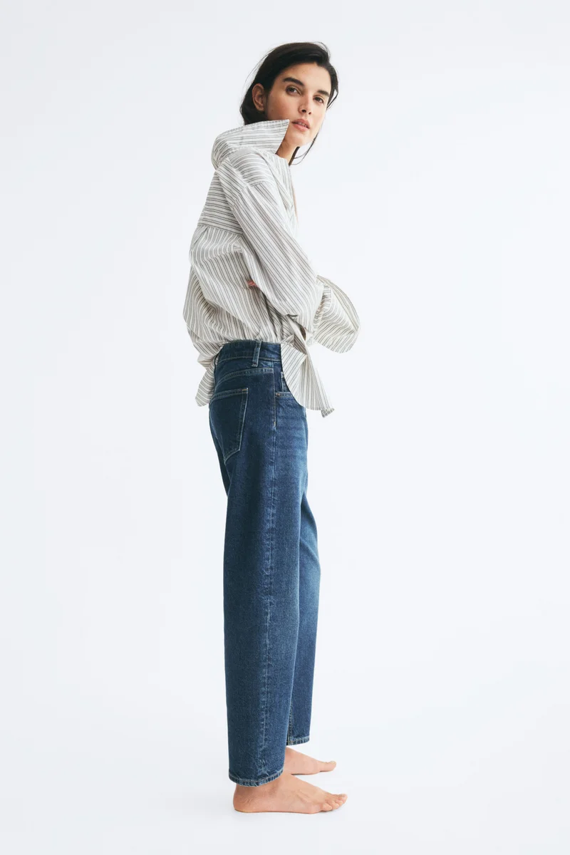 Slim Mom High Ankle Jeans