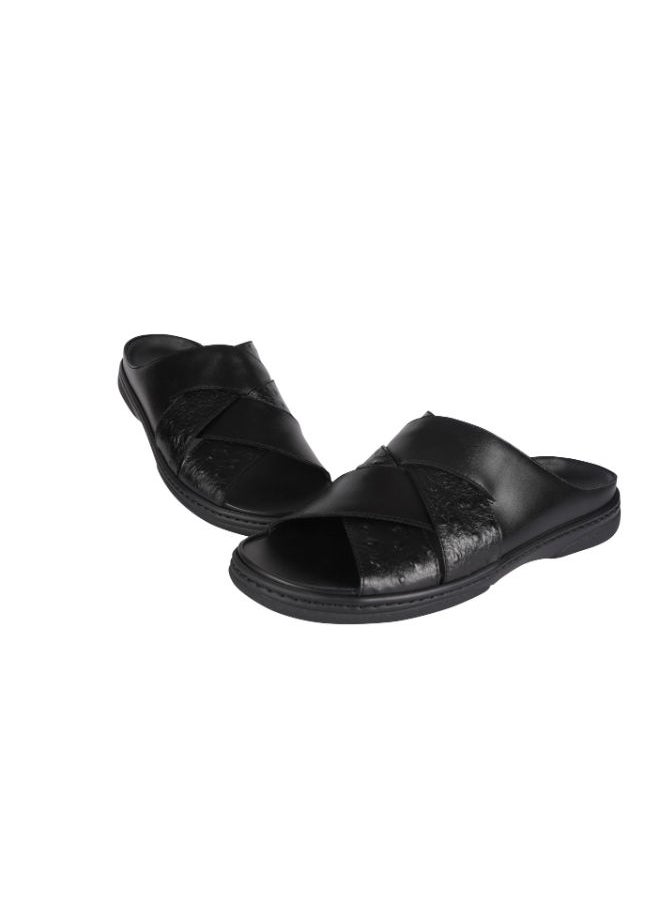 barjeel uno Barjeel Uno Mens Arabic Sandals 2339 Black  - Image 3