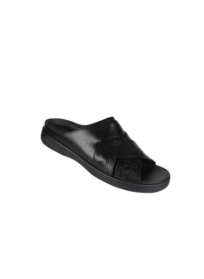 barjeel uno Barjeel Uno Mens Arabic Sandals 2339 Black  - Image 1