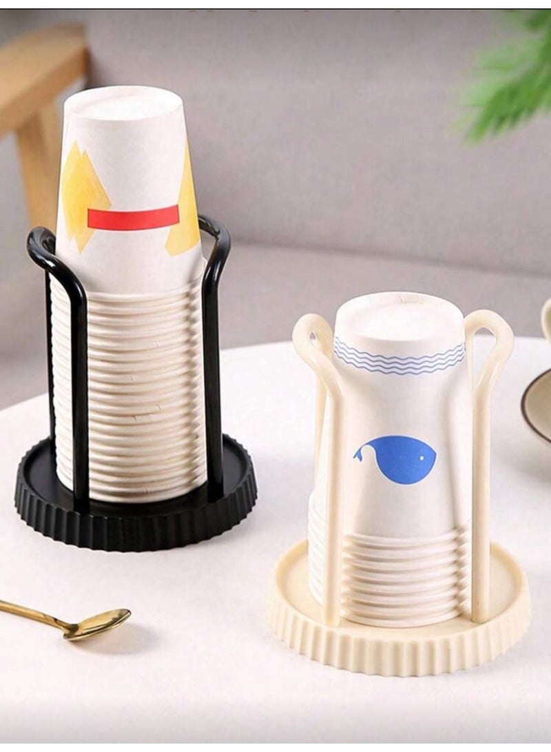 Multi-Functional Home Paper Cup Holder - Beige - Image 3
