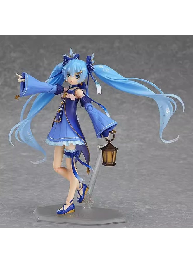 general Starry Sky Snow Hatsune Desktop Decoration Movable Doll Model Collection Decorative Toys Gifts for family and friends - Image 4