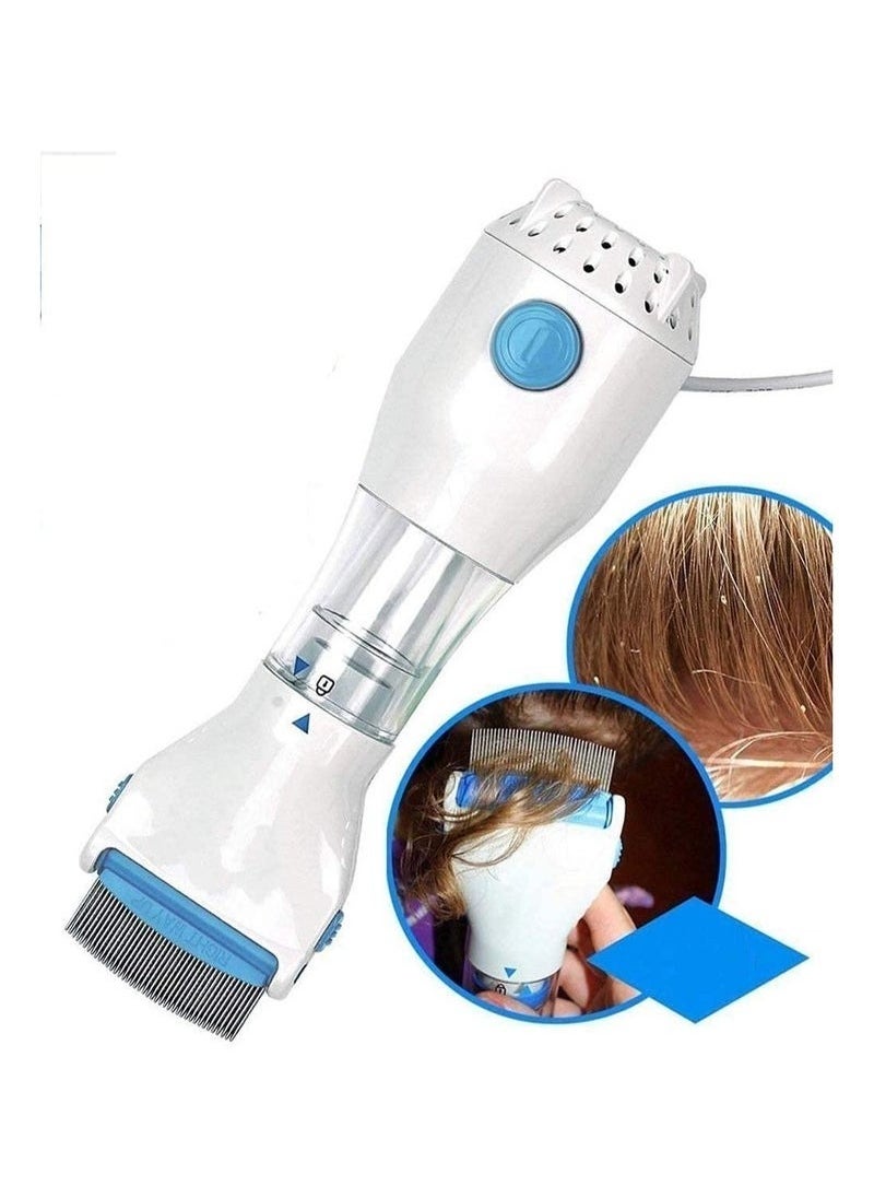RAQTA - Electrical Head Lice Removal Comb – Chemical-Free Vacuum Lice & Nits Capture Comb for Kids & Adults – Gentle Hair Cleaner with Filter System - Image 1