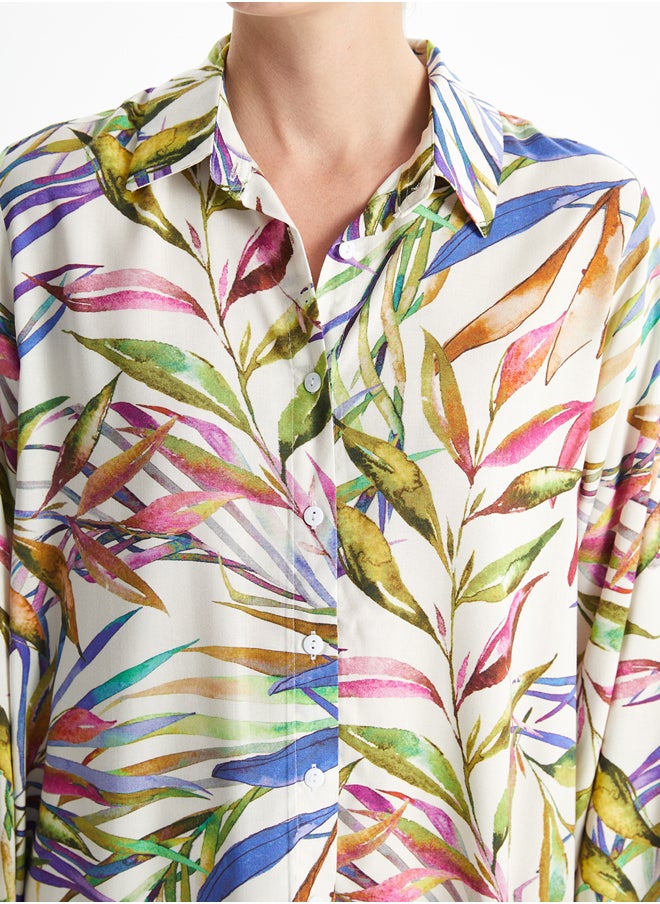 LC WAIKIKI Patterned Women's Shirt Tunic  - Image 3