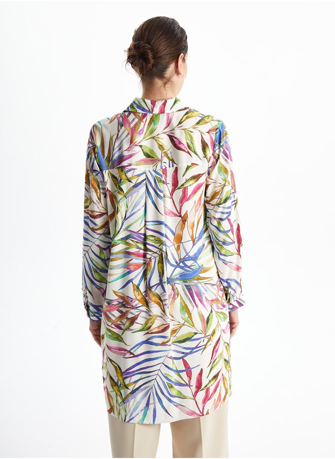 LC WAIKIKI Patterned Women's Shirt Tunic  - Image 4