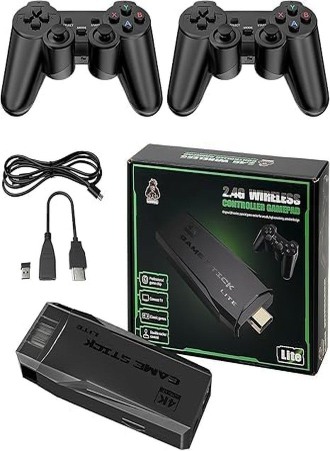 SSR Retro Game Stick Pro 2025 Upgrade – 20,000+Built Games | 4K HDMI TV Output | 64GB Memory Card | 2 Wireless Gamepads | 15 Emulators | Plug & Play | Perfect for Kids, Adults & Family Entertainment - Image 4