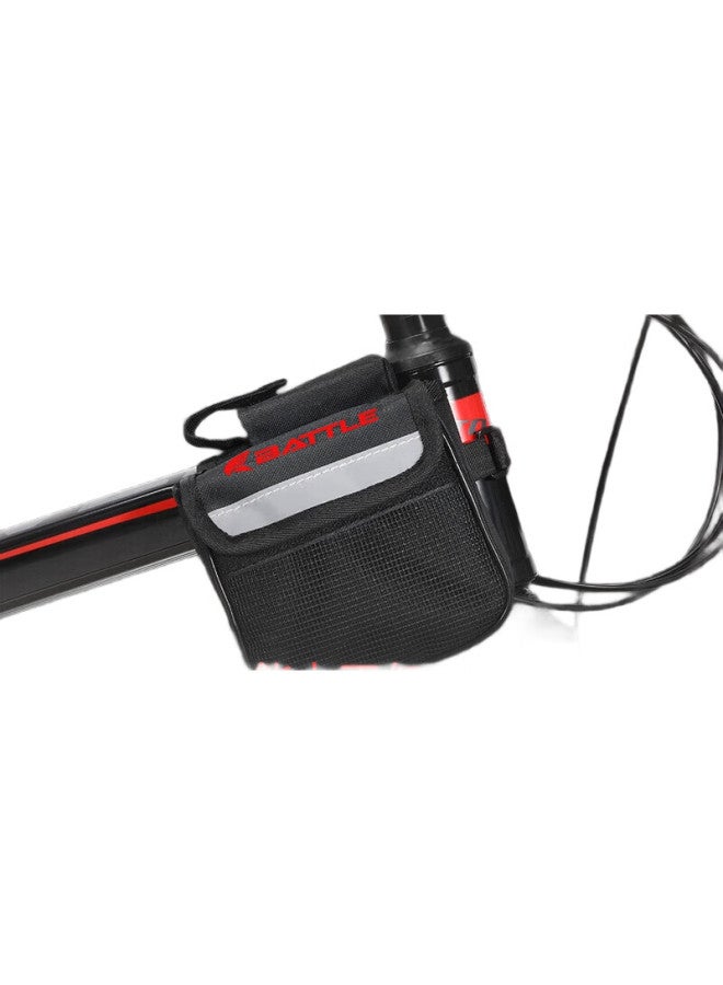 Battle Fujida Mountain Bike Handlebar Bag, Bicycle Accessory, Universal Handlebar Saddle Bag, Phone Pouch - Image 3