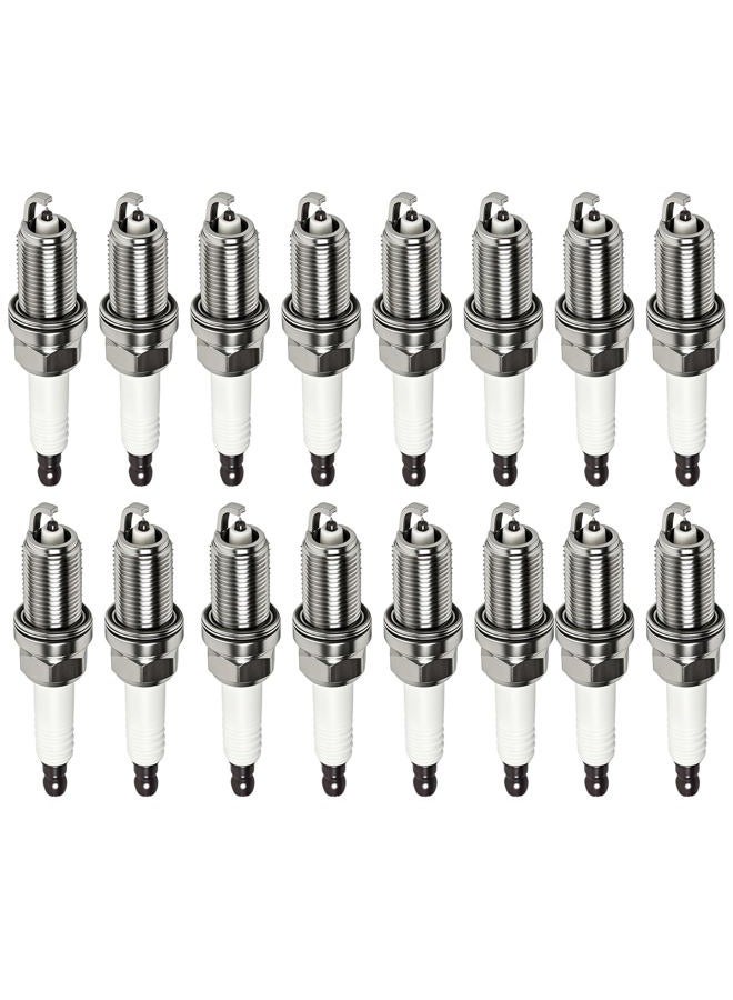 Dexonu 16PCS Iridium Spark Plug Compatible with Chrysler Dodge Jeep Ram 300 Challenger Charger Durango Commander Grand Cherokee 1500 1500 Classic 2500 5.7L Replace 5018 LFR5AGP - Image 1
