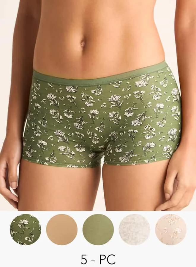 سبلاش فيڤ Set of 5 - Assorted Boyshort Briefs