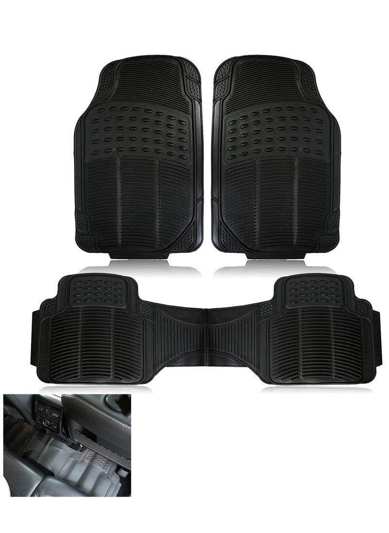 3 PCS Car Mats, Universal Fit Rubber Car Floor mat, Non-Slip Heavy Duty for Cars SUV Truck and VAN, Water Proof, All Weather, Trim to Fit - pzsku/ZCC9C407EA6CC0F6D2C0EZ/45/_/1737539663/728171f7-3006-4687-9a00-ac1531995a31