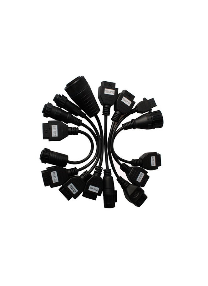 Generic Heavy Duty Truck & Car Cables OBDII Car Auto Cable Trucks Diagnostic Tool Connector Cable 8Pcs Truck Cords Support any diagnostic tool  - Image 4