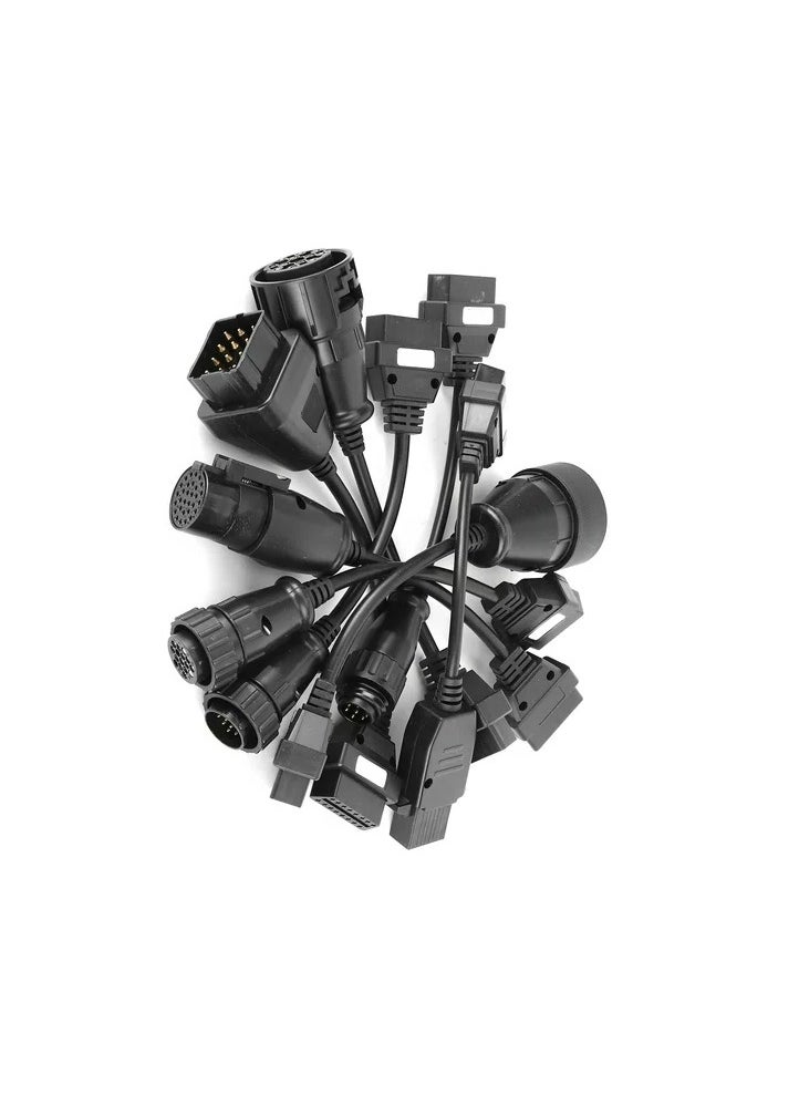 Generic Heavy Duty Truck & Car Cables OBDII Car Auto Cable Trucks Diagnostic Tool Connector Cable 8Pcs Truck Cords Support any diagnostic tool  - Image 5