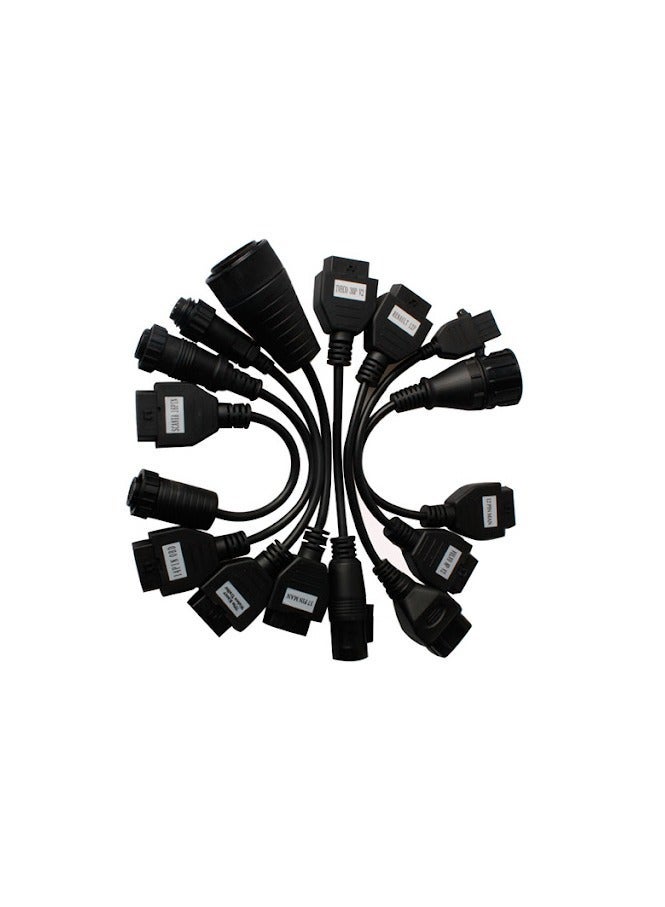 Heavy Duty Truck & Car Cables OBDII Car Auto Cable Trucks Diagnostic Tool Connector Cable 8Pcs Truck Cords Support any diagnostic tool - Image 4