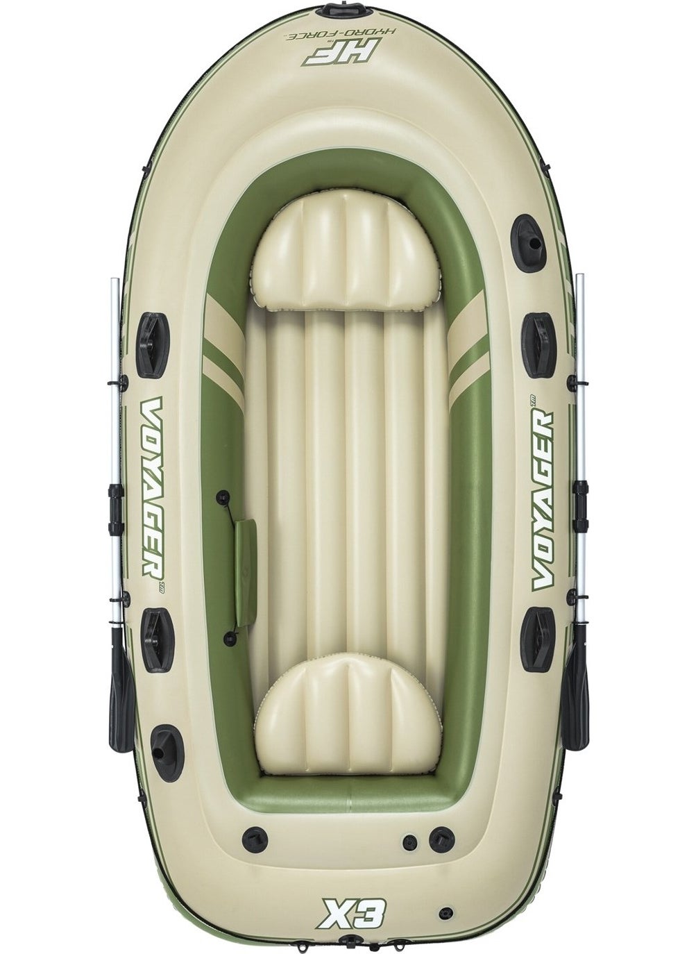Begin Power Bestway 65164 Voyager X3 Inflatable Boat Set 294 x 137 cm  - Image 3