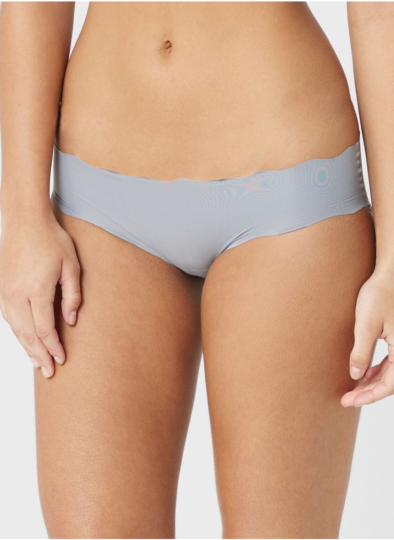 Ginger - 3 Pack Scallop Hem Hipster Brief - Image 1