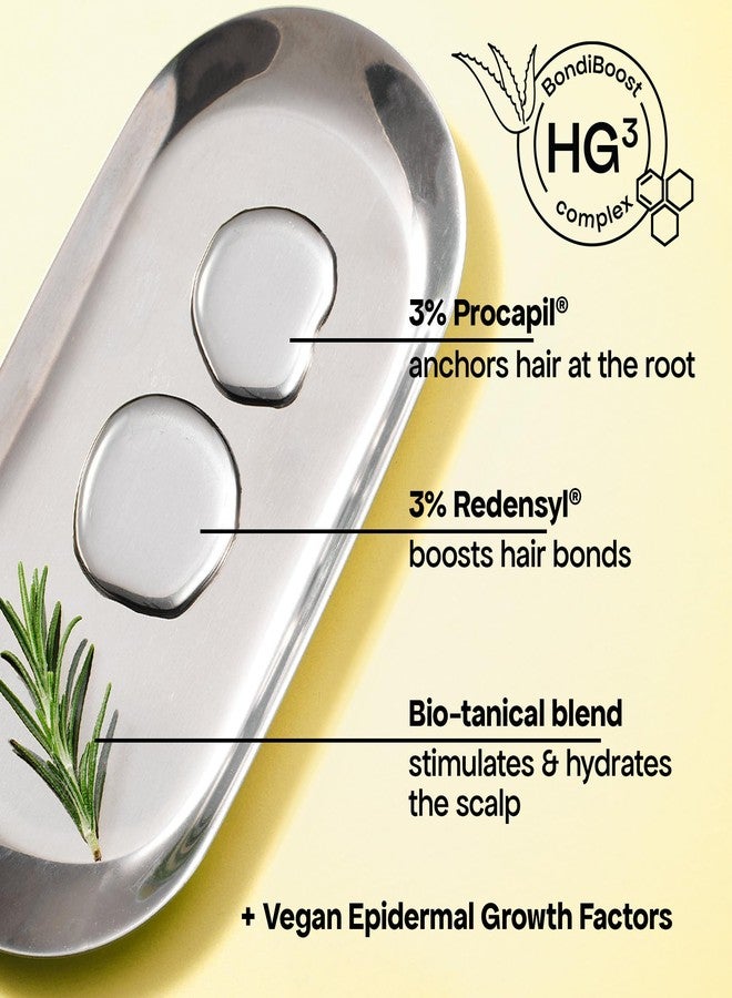 BONDIBOOST سيروم شعر يومي من بوندي بوست HG لوك دروبس للنساء - يقلل من تساقط الشعر، يحفز فروة الرأس، يدعم شعرًا أكثر كثافة وامتلاء - نباتي، آمن للألوان، خفيف الوزن لجميع أنواع الشعر وملمسه - Image 3
