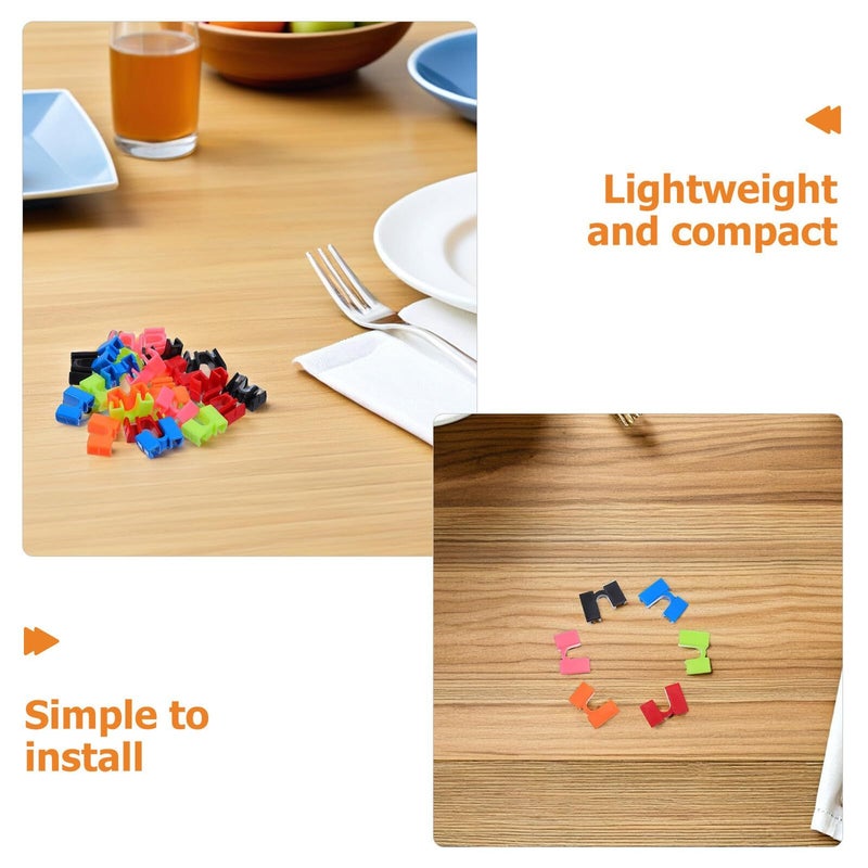 30 Pieces Reusable Chopstick Connector Clips Training Chopstick Helper For Adults Beginners Secure Grip Precise Control Practice Tool Plastic Material Various Colors - Image 4