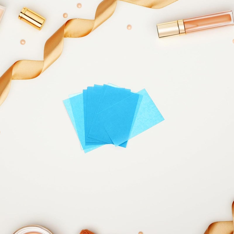 Veemoon Face Oil Blotting Sheets, 10 Bags Dark Blue Oil Absorbing Paper for Oily Skin, Sweat-resistant Facial Blotting Paper for Makeup Touch-up and Summer Freshness - Image 5