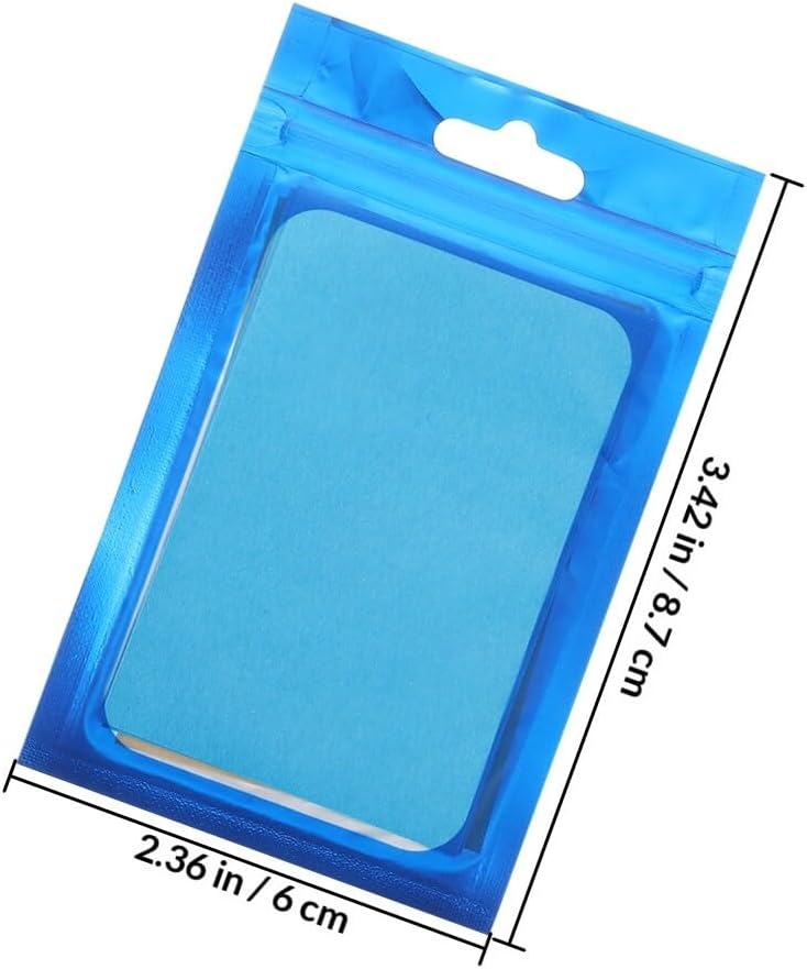 Veemoon Face Oil Blotting Sheets, 10 Bags Dark Blue Oil Absorbing Paper for Oily Skin, Sweat-resistant Facial Blotting Paper for Makeup Touch-up and Summer Freshness - Image 2