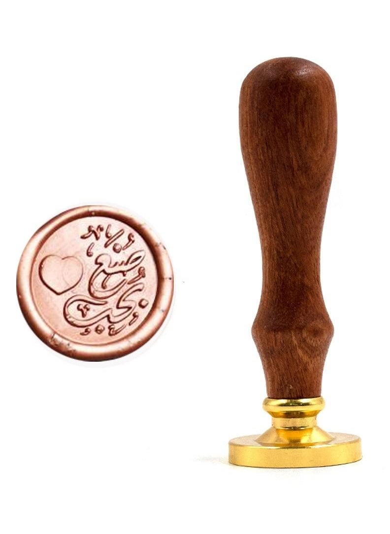 حكاية شمعة ختم شمعي صنع بحب 