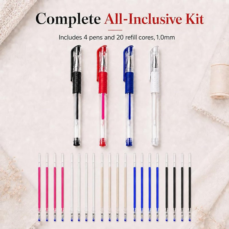 FloraVigo Heat Fabric Marker Set for Sewing & Quilting, Sewing Accessories, Tailor's Chalk, Alternative Sewing Machine Accessories, Sewing & Fabrics, Sewing Kit, Sewing Accessories - Image 2
