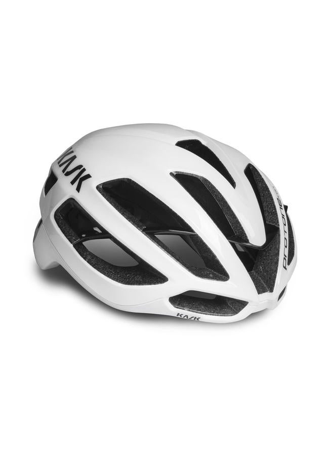 KASK Protone Icon Bike Helmet I Aerodynamic Road Cycling, Mountain Biking & Cyclocross Helmet - White - Medium - Image 1