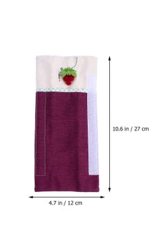 Excefore Refrigerator Door Handle Covers, 2pcs Washable Kitchen Appliance Covers Decorative Grapes Refrigerator Microwave Oven Door Handle Covers Protector  - Image 5