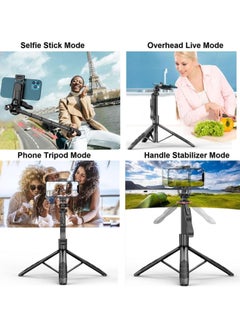 Tripod Wireless Selfie Stick with Remote160cm/63in Extendable Gimbal Stabilizer Lightweight Travel Camera Tripod Compatible with iPhone and Android Smartphones - pzsku/ZCC9CB918BFC0DAD2B9D2Z/45/_/1729348593/aeeabb3f-be73-45e3-97d4-4019296ef523