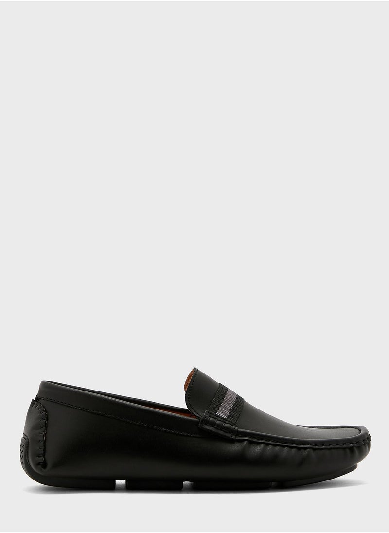 Robert Wood - Webbing Saddle Detail Formal Moccasins - Image 1