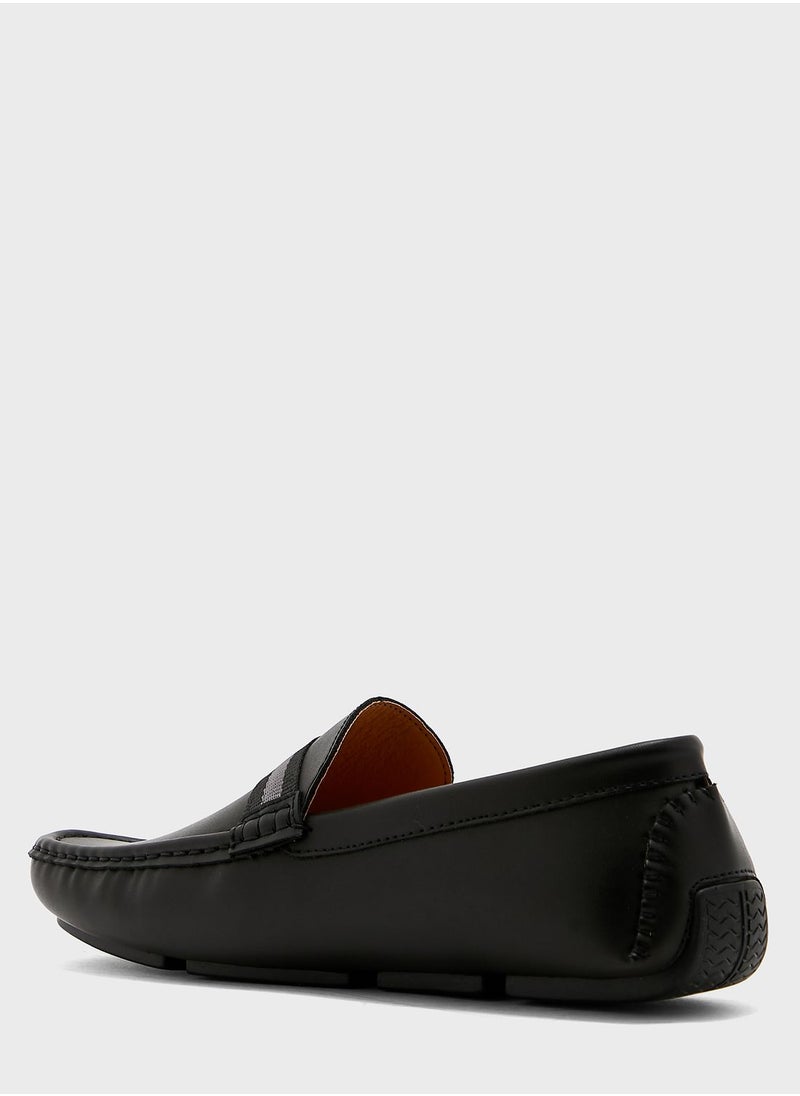 Robert Wood - Webbing Saddle Detail Formal Moccasins - Image 1