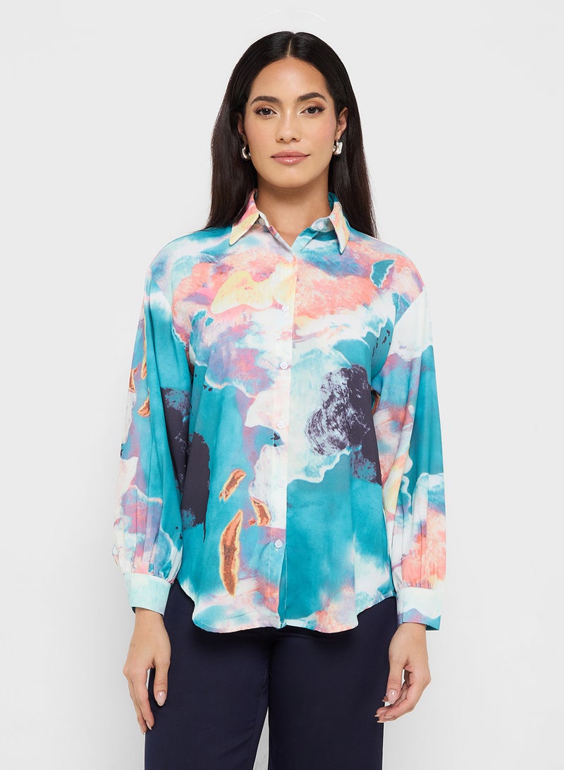 ELLA Printed Shirt - Image 1