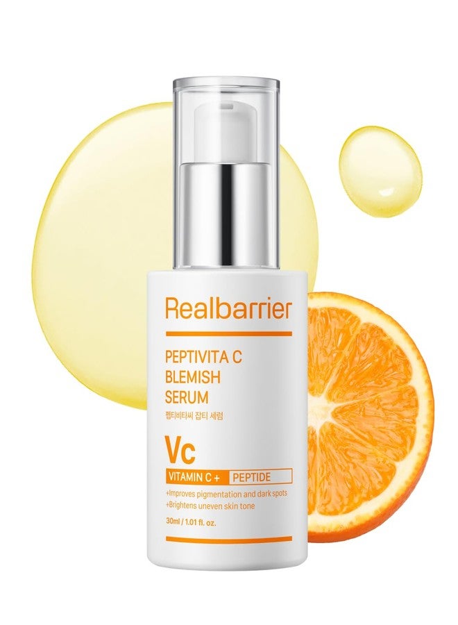 Real Barrier | Peptivita C Blemish Serum | Face Serum for Uneven Skin Tone & Smooth Texture | Vitamin C Face Care for Sensitive Skin | Facial Skin Care Products | Korean Skincare | 1.01 fl oz (30ml) - Image 1