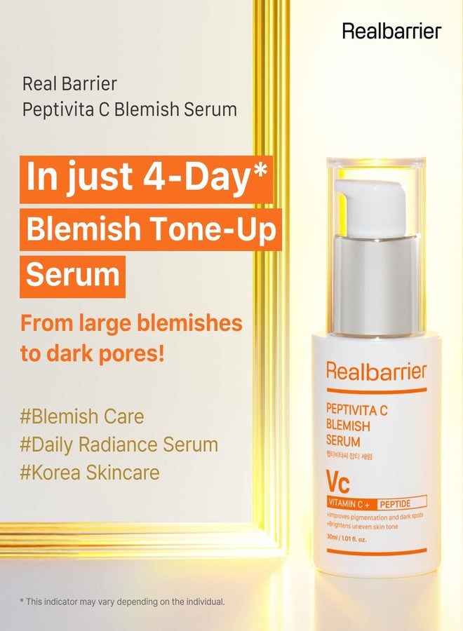 Real Barrier | Peptivita C Blemish Serum | Face Serum for Uneven Skin Tone & Smooth Texture | Vitamin C Face Care for Sensitive Skin | Facial Skin Care Products | Korean Skincare | 1.01 fl oz (30ml) - Image 2
