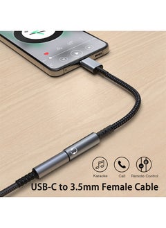 Generic USB Type C To 3.5mm Mobile Phone Headphone Adapter Type-c 3.5 Jack Audio Cable Earphone Cable Converter for Samsung Galaxy S24 ultra/S22/S23  - Image 3