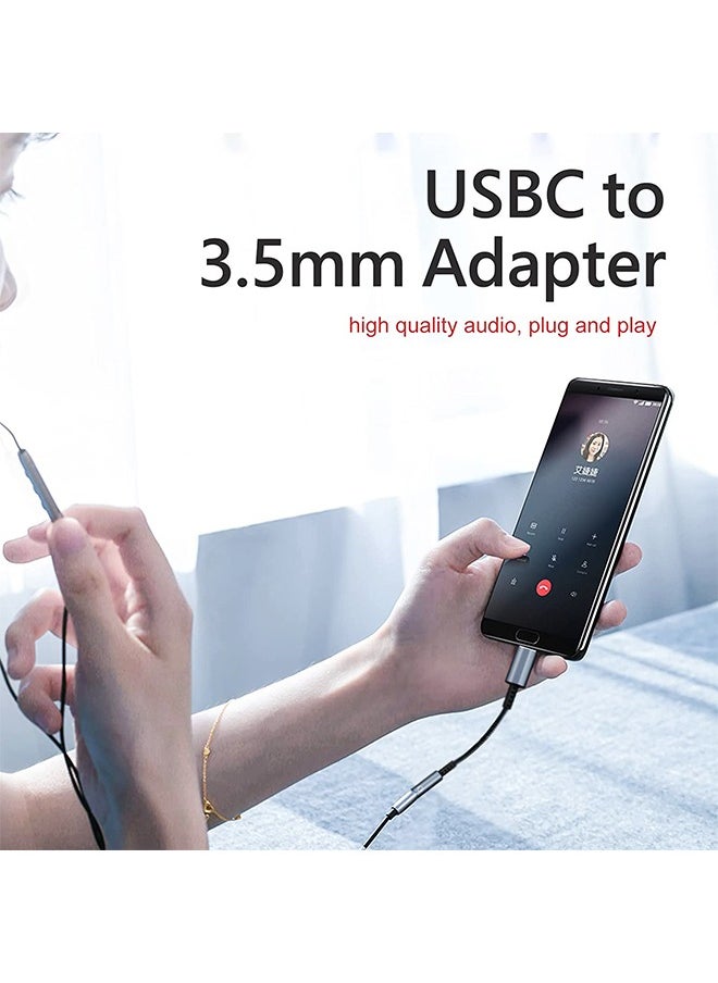 Generic - USB Type C To 3.5mm Mobile Phone Headphone Adapter Type-c 3.5 Jack Audio Cable Earphone Cable Converter for Samsung Galaxy S24 ultra/S22/S23 - Image 1