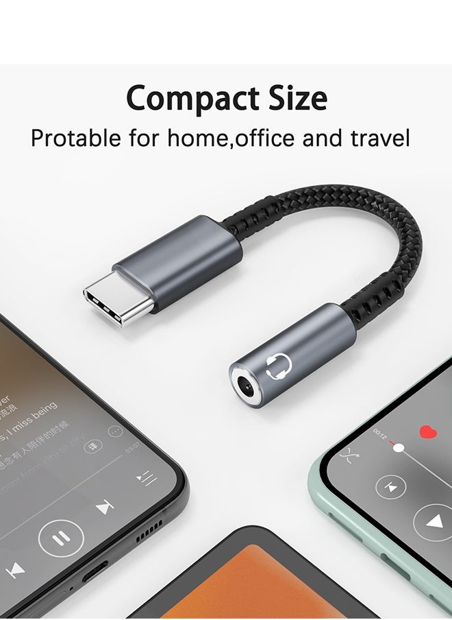 Generic - USB Type C To 3.5mm Mobile Phone Headphone Adapter Type-c 3.5 Jack Audio Cable Earphone Cable Converter for Samsung Galaxy S24 ultra/S22/S23 - Image 1