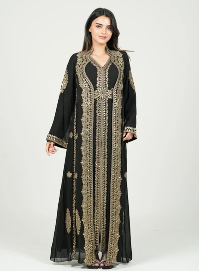 AL BENT AL SHARQIEH embroidered kaftan dress jalabia