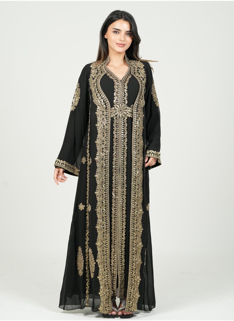 AL BENT AL SHARQIEH ladies kaftan dress jalabia  - Image 1